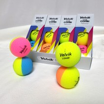 볼빅 비비드 콤비 12구 반반공 3피스 4컬러 반반볼, 비비드 콤비 4컬러 12구, 1개