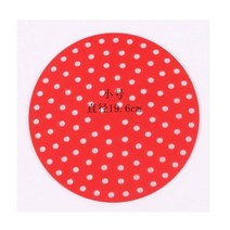 튀김기계 업소용전기튀김기 전기튀김기 업소용튀김기 새로운 실리콘 액세서리 에어 프라이어 붙지 않는 내, 01 Red-small19.6cm