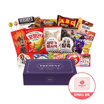 까까나라 가득 담아 보라 세트 과자 초콜릿 사탕 틴케이스 선물세트, 1개