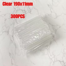 밀크쉐이크 빨대 버블 보바 밀크티 플라스틱 스무디 차가운 음료 용기 바 액세서리 300500 개 190x11mm, 300pcs_2