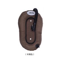 백플레이트 부력조절기 다이빙, 48.카키색 옷감+알루미늄 판