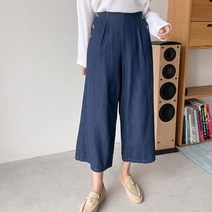 와이드팬츠 밴딩와이드밴츠 롱치마바지