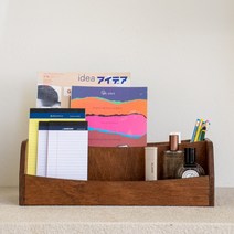 [신제품]책상 위 다용도 심플 수납책꽂이 라왕합판 수납정리함 지류함, A타입