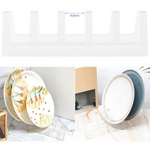 투명 아크릴 접시 상품 진열대 거치대 상품진열 상품진열대, 1개