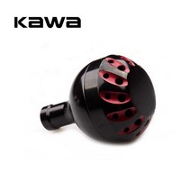 Kawa 새로운 낚시 릴 핸들 손잡이 Daiwa Shimano 스피닝 릴 1500-4000 모델 38mm 직경 낚시 릴 로커 손잡이, 블랙 레드