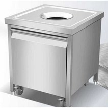 퇴식구 잔반 처리대 식당 퇴식대 개수대 반납대 식기, 단일 배럴 사각 입 70x70x80+15