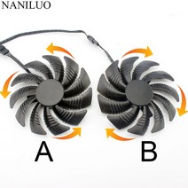 그래픽카드 팬 수리 부품 88mm pld09210s12hh t129215su 4pin 쿨러 기가바이트 geforce gtx1060 1070 gtx 1050ti gtx 960, ab