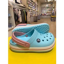CROCSCROCBANDCLOGK크록밴드클로그키즈CRS207006ICEBLUEWHITE