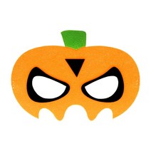 파티짱 할로윈 펠트 아이마스크 가면 파티 용품, 호박
