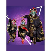 변검마술 변검 마술도구 의상 풀세트 12마스크 맞춤, 흑자수용(12면+복귀면)맞춤