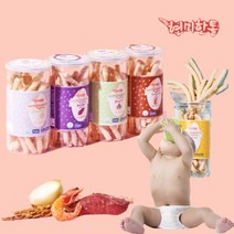 티딩러스크 6개월 9개월 10개월 치발과자 치발기 아기간식 현미 무당 야채스틱 핑거스틱, 8.플레인스낵
