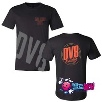 [dv8옷] DV8 - 팀 DV8 라운드 볼링 티셔츠 [블랙] / 시원한 쿨론 소재! / 남여 공용
