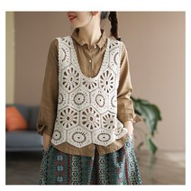 가을감성조끼 어디나 코디 가능 러블리 감성 레이스조끼 가을 니트조끼 베스트