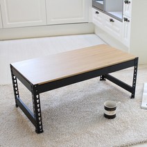 철제 멀티테이블 (직) 1단 800x400x330, 화이트