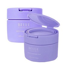 뷰떼루아 리뉴얼 벨르 속눈썹 영양제 2종 토닉에센스 세트 LD벨르 래쉬더블업 벨르 래쉬 클렌져 패드 80매 리무버패드 전처리제 립 아이 리무버, 벨르 래쉬클렌져 패드 80매/3통