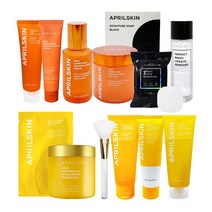 에이프릴스킨 리얼 카렌둘라 필오프팩 필링젤 폼클렌저 리얼 캐로틴 아크네 폼 비타패드 클리어 세럼 클리어 크림 립앤아이리무버 국민비누 수정화장패드, 1개