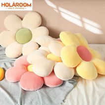 사무실 공부 의자 젤리방석 겔방석 꽃 봉제 던지기 베개 부드러운 봉제 면화 쿠션 거실