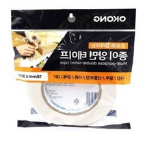 ♠LUCKY♥ 오공 손으로 잘라쓰는 종이 양면테이프 18MM X 30M 초강력양면테이프 자국안남는양면테이프 자국안남는테이프
