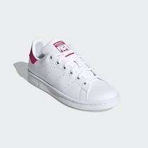 (아디다스100%정품) Originals 스탠스미스 J 주니어 운동화 Cloud White / Bold Pink