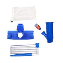 수영장청소 Swimming Pool Vacuum Cleaning Inflatable Spa Pond Waterfall Portable Handheld, 01 18x6 5x22cm
