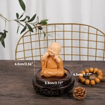 금불상 Kawaii 불교 승려 DIY 미니어처 분재 인형 부처님 동상 요정 자동차 장식품 명상 홈 정원, 05 Small 5