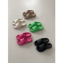 (S M L) 데일리 캐주얼 형광 여름 EVA 가벼움 경량 방수 슬리퍼 4cm