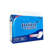 안심포인트 남녀공용 속기저귀 성인용 라운드형 1팩20매입, 2팩