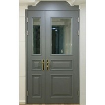 예나의창 비대칭양개 중문 유색도장문 K20-56, 문틀240mm세트