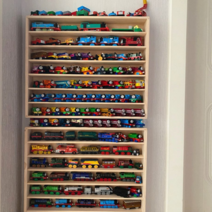 우드 미니카 정리대 미니 자동차 장난감 수납장 선반, 5단 커버 없는 타입