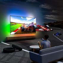 Lytmi TV LED 백라이트 HDMI 2.0 동기화 스틱 25-55인치 TV용 몰입형 RGBIC 앱 제어 게임 영화용 음악 조명 Alexa 및 구글 Google Assistan, for 25-55