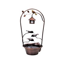 실내분수 가습분수대 LED조명분수 인테리어분수대 국산 가정용분수대 자연가습기 이앤 사각등LED아치형, 향선택_블랙체리