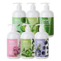 스킨샤워 클렌징 500ml 6종 택1 올인원 클렌징폼/바디워시, 대나무