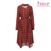 [숲] 체크셔츠 원피스(SW8OPC9)