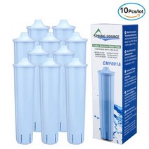 커피 머신 추출기 부품 악세사리 교체 필터 Jura Clearyl/Claris 파란색 Capresso Clearyl 기계 워터 필터와 호환, 10 PCS
