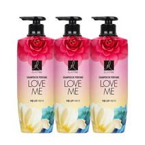 엘라스틴 러브미 퍼퓸 샴푸, 600ml, 3개