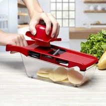 회전식 업소용 양배추채썰기 야채절단기 채썰기 Vegetable Cutter 8 In 1 6 Dicing Blades Slicer Shredder, 02 라이트 그린