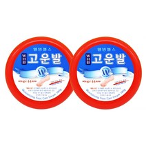 웰빙헬스 고운발 빨강 100g 2개 에뮤오일 함유 각질제거 굳은살크림 풋크림 명품고운발
