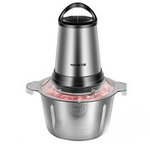 전동 분쇄기 야채 다지기 분쇄 무선 믹스 미니 믹서, 1.8L 올스틸 바디 (커터 헤드 2쌍)