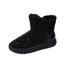 MH 인터넷 기념 스노우 부츠 여성 짧은 배럴 2023 겨울 새로운 야외 두꺼운 단독 따뜻한 페달 신발 캐주얼 화이트 착용