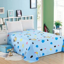 라지킹침대 퀸 킹 침대 플랫 시트 Comefortable 서리로 덥은 기숙사 청소년 매트리스 커버 일반 침구 Bedsheet, [04] 230cmX250cm, [13] 13