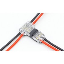 T자형 6핀 전선 배선 연결 정리 커넥터 스카치록, 1개