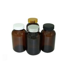 갈색정제 병 150ml 유리병캡 추가 1개, 은박라인(중), 색상