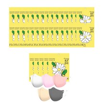 플로라 소형 200매(5매입 포장) / 키리아새부리황사방역마스크(KF-94)(소형), 5매입, 40개, 컬러혼합5종