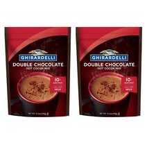 Ghirardelli Double Chocolate Cocoa 기라델리 더블 초콜렛 프리미엄 핫초코 코코아 298g(10.5oz) 2팩