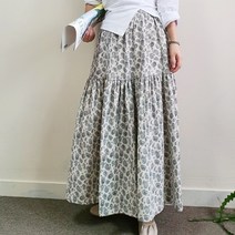 핑크닷 389 페이즐 스커트. 맥시롱 플레어캉캉스커트. 페이즐리 까르뱅스커트 스커트