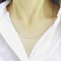 쥬얼포레 925 silver 은목걸이 뱀줄 기본 체인 순은목걸이 실버 데일리 레이어드 스네이크 여성용