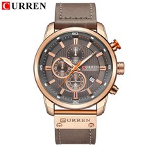 탑 브랜드 럭셔리 curren 패션 가죽 스트랩 쿼츠 남성 시계 캐주얼 날짜 비즈니스 남성 손목 시계 montre homme 2019