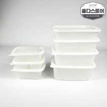 올다 일회용 죽용기 본죽용기 죽통 사각 소 중 대 특대 2칸 반찬 이유식 소분 50개, 3)미니 죽용기 400ml(50개), 1개