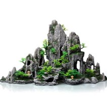 애완 동물 물고기 탱크에 사용 rockery 조경 크기 수족관 집 식물 장식 배경 관상용 물고기 수족관 액세서리, 01 MB030