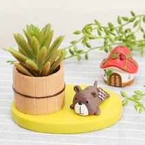 ROOGO 루고 화분 게으른 동물들 곰돌이